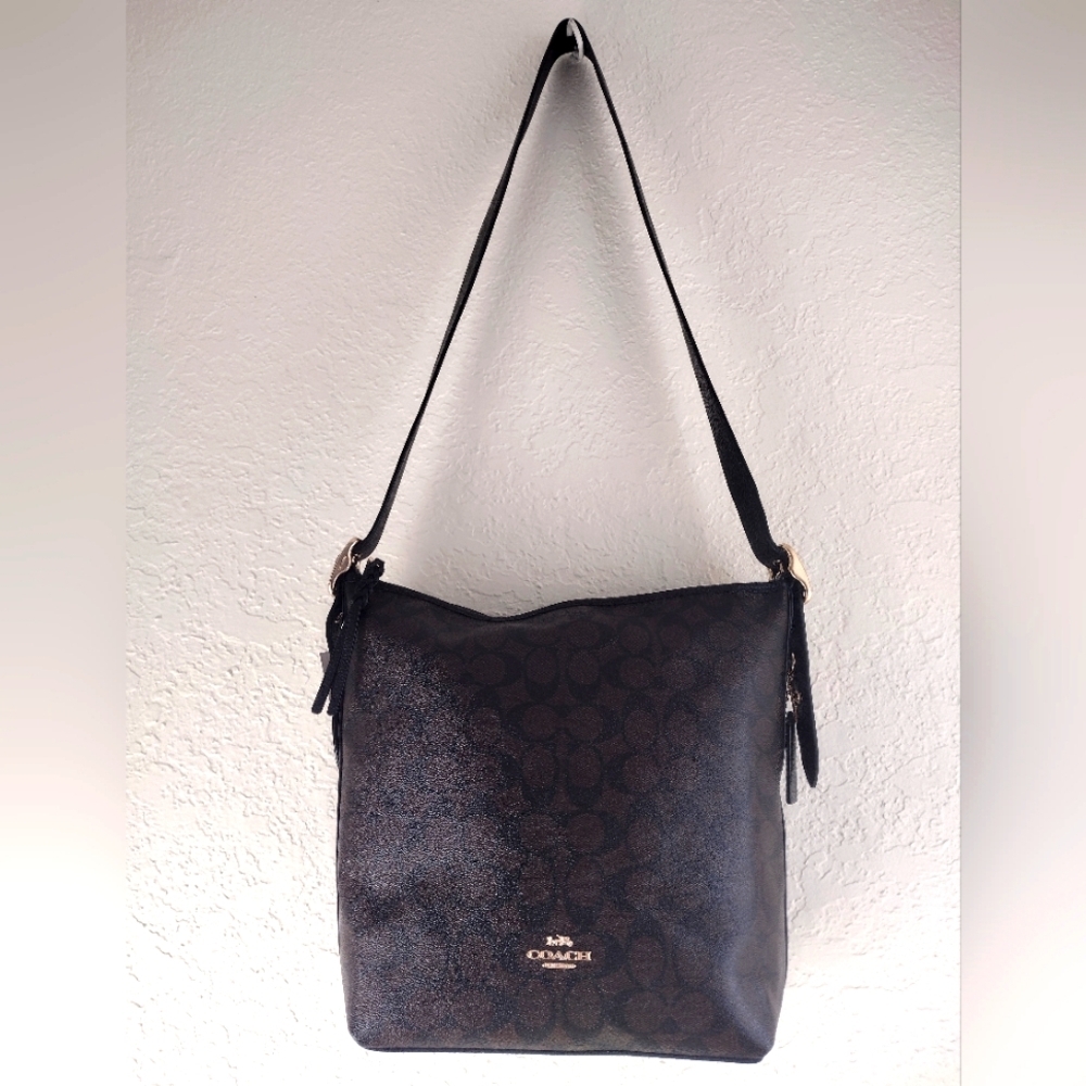 Coach Signature Canvas Val Duffle Bag NWT Sold - Picture 2 of 16
